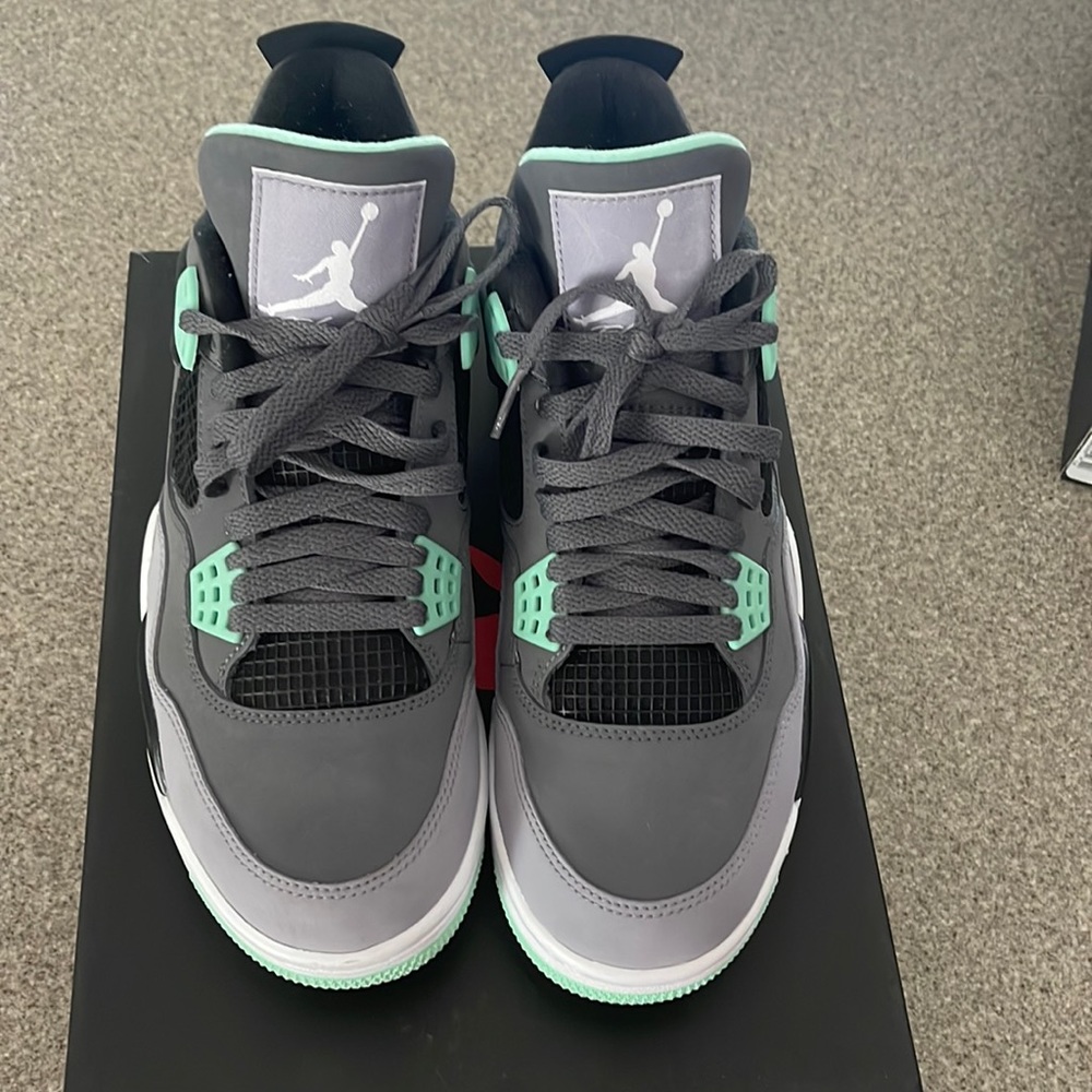Air Jordan Retro 4 Green Glow 2013